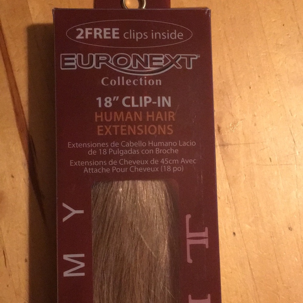 Euronext 18” Clip-In Human Hair Extensions Caramel